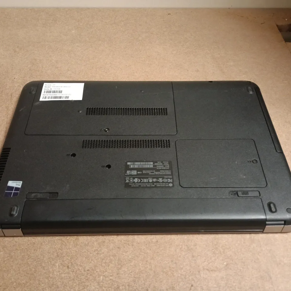 HP PROBOOK LAPTOP – BLACK