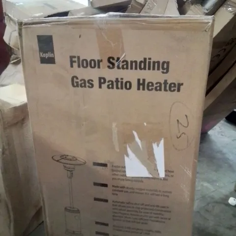 BOXED KEPLIN FLOOR STANDING GAS PATIO HEATER