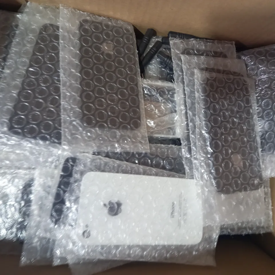 BOX OF APPROXIMATELY 30 ASSORTED PHONE CASES, COVERS, AND BACKS FOR VARIOUS MAKES AND MODELS