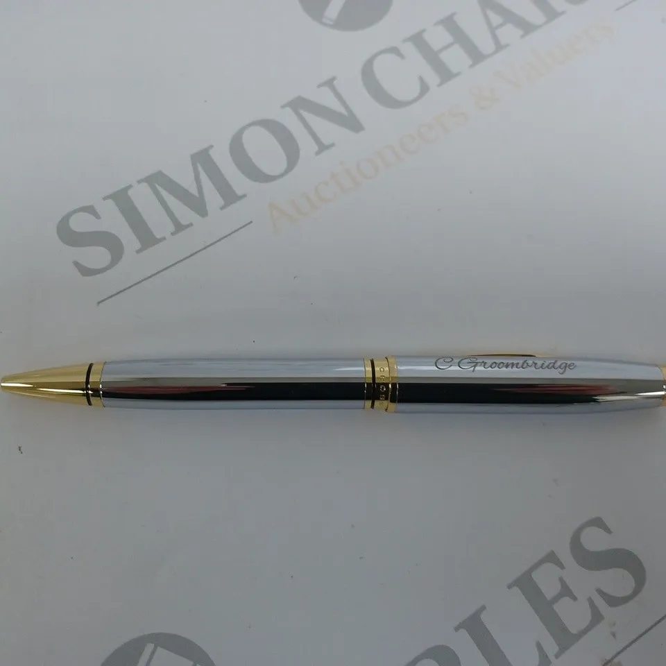 CROSS CHROME GOLD COVENTRY PEN RRP £57.99