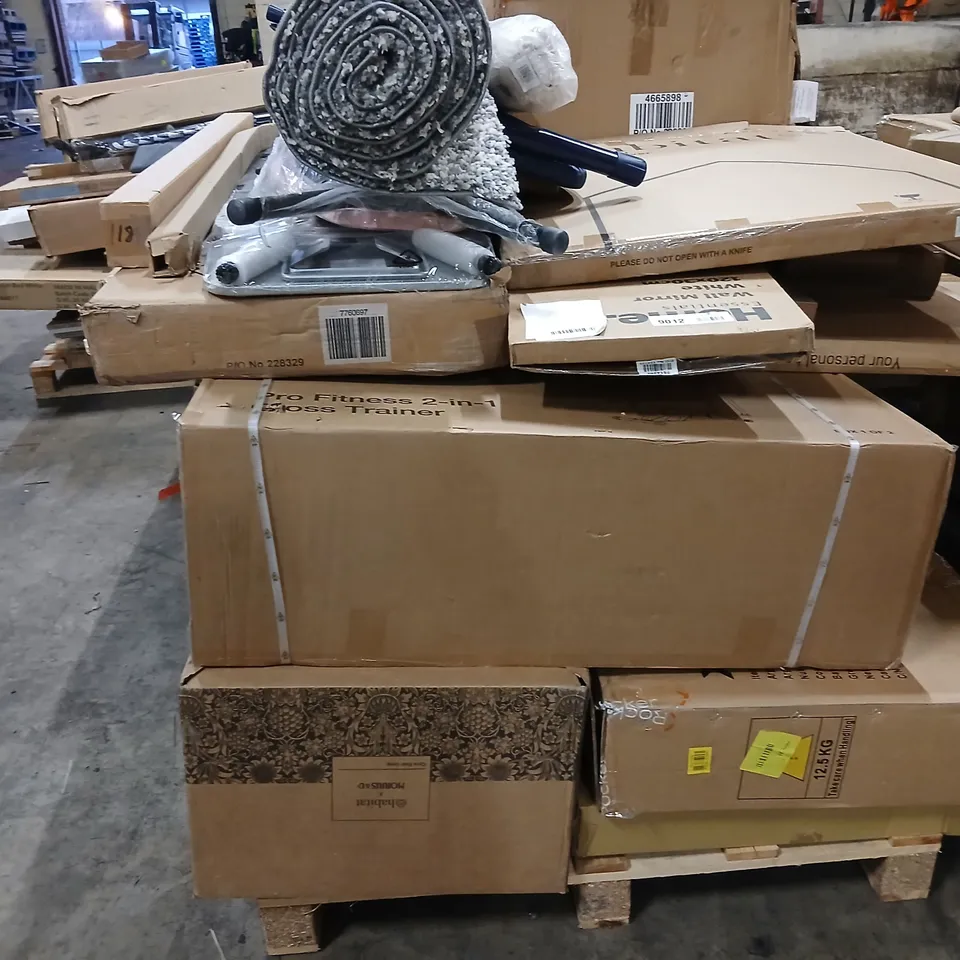 PALLET OF ASSORTED UNPROCESSED RAW RETURN FURNITURE 