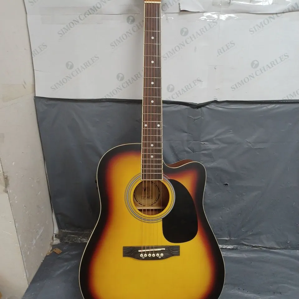 MX CUTAWAY ELECTRO ACOUSTIC GUITAR PACK - SUNBURST RRP £225