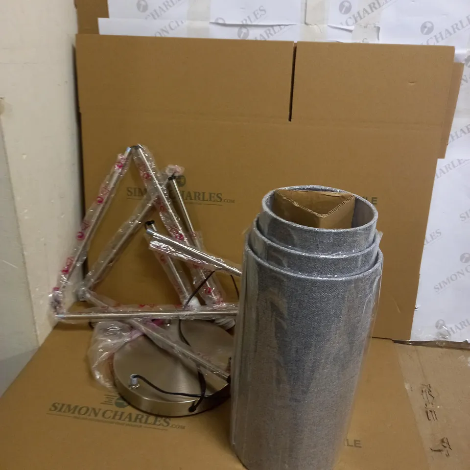 CLUSTER SHELF 3 LIGHT FLOOR LAMP