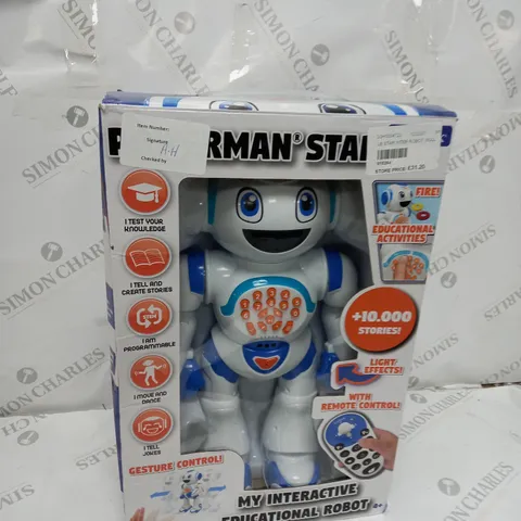 LEXIBOOK POWERMAN STAR INTERACTIVE ROBOT