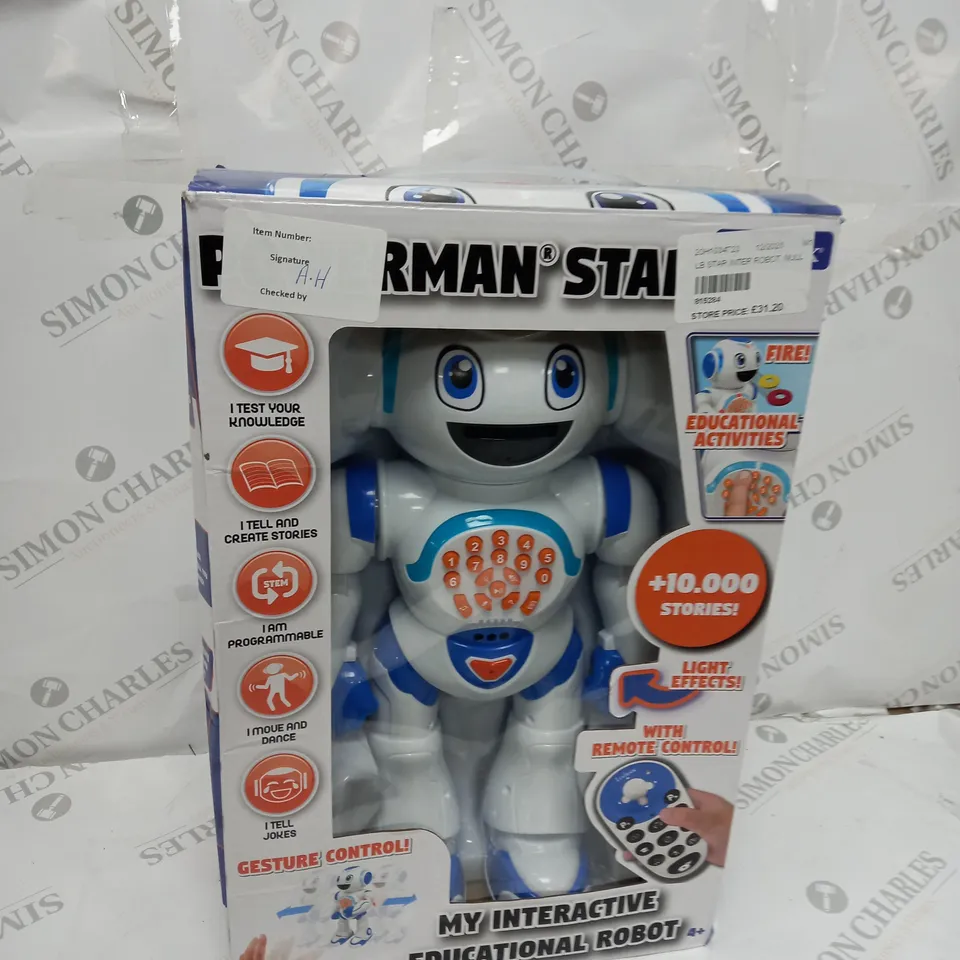 LEXIBOOK POWERMAN STAR INTERACTIVE ROBOT