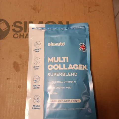 ELAVATE MULTI COLLAGEN SUPERBLEND – CHOCOLATE FLAVOUR, 240G