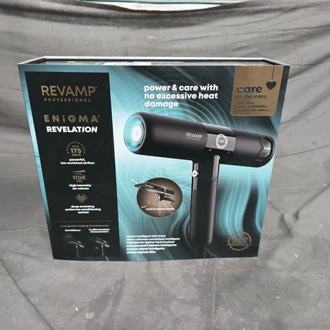 BOXED REVAMP PROFESSIONAL ENIGMA REVELATION HAIR DRYER 
