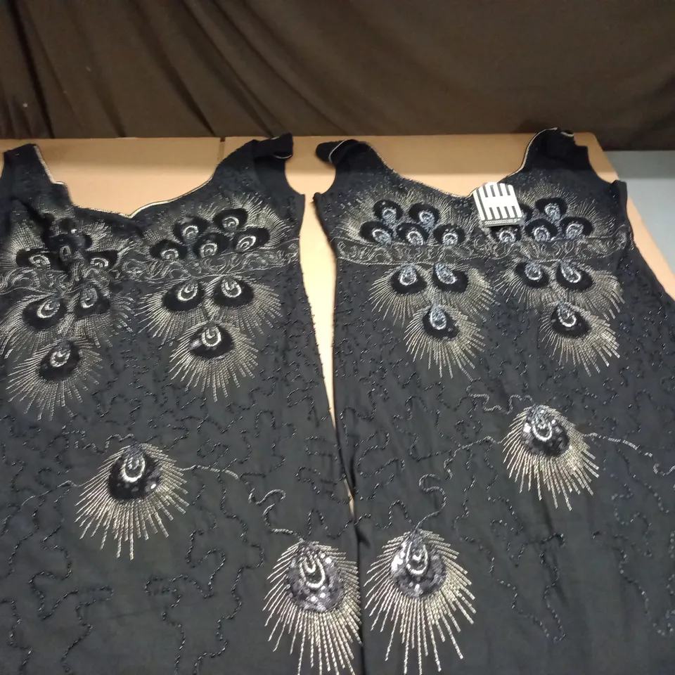 LOT OF 2 BANNED APPAREL EMBELLISHED DRESSES - L & XL