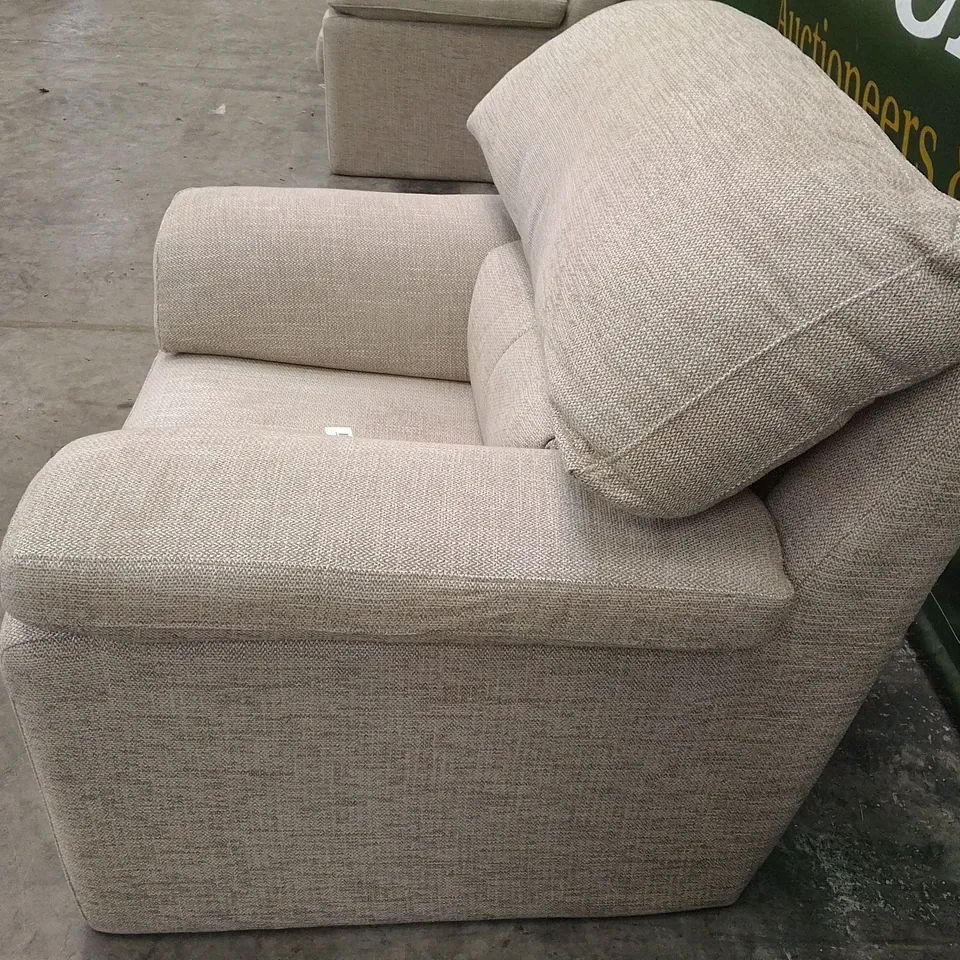 LARGE ARMCHAIR - CREAM FABRIC