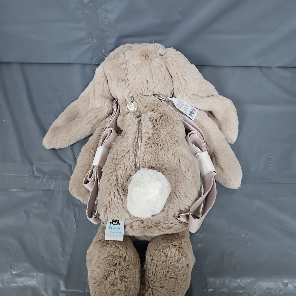 JELLYCAT - I AM BASHFUL BEIGE BUNNY BACKPACK