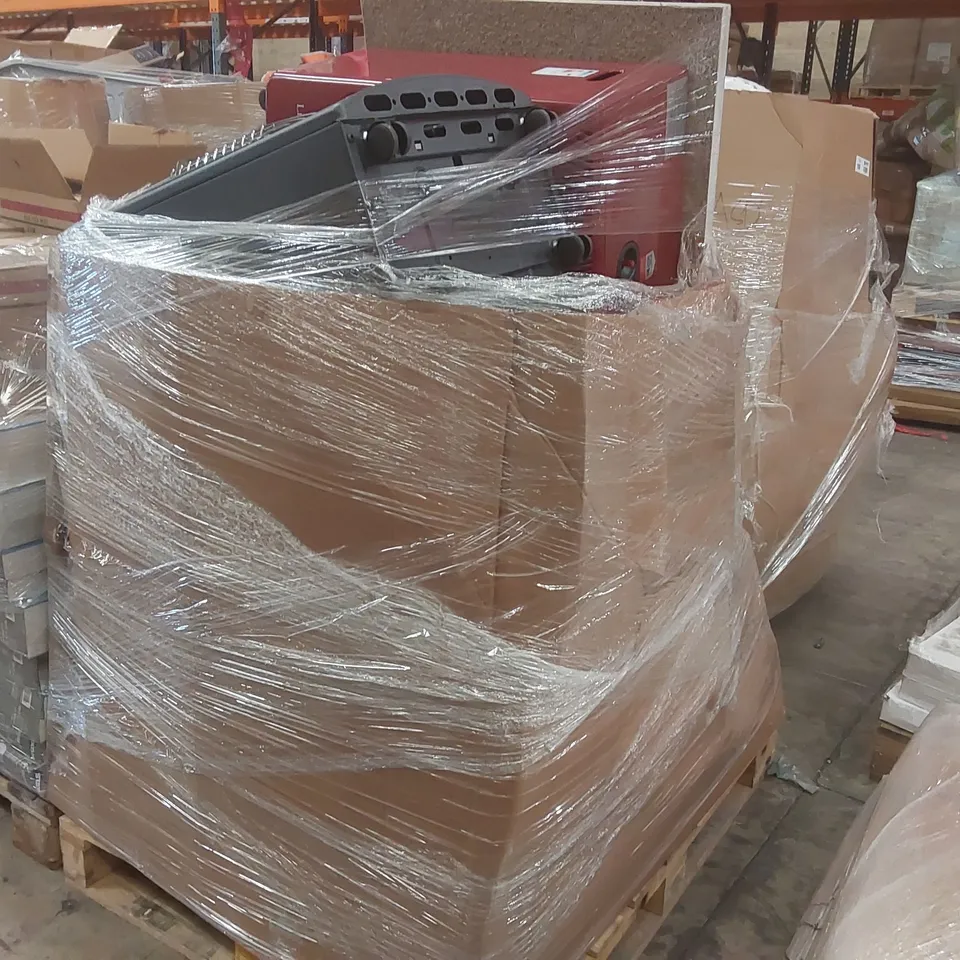 PALLET CONTAINING A VERY LARGE QUANTITY OF ASSORTED ITEMS INCLUDING: GREENGEAR ELECTRIC HEATER, LIFESTYLE APPLIANCES ELECTRIC HEATER ECT