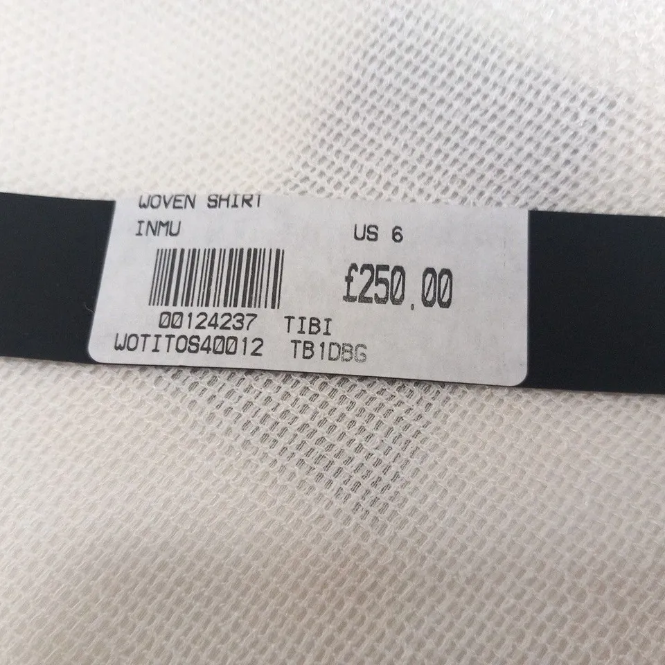 TIBI WOVEN SHIRT SIZE US 6