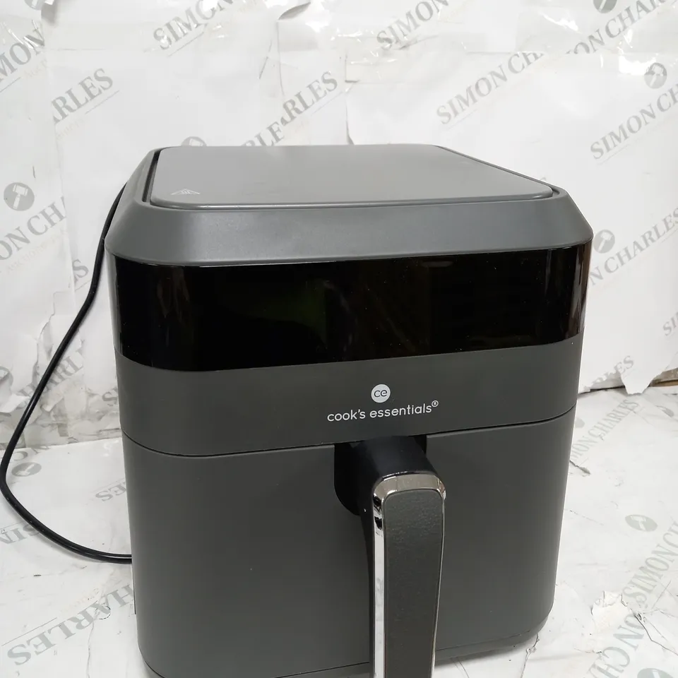 COOK'S ESSENTIALS 5.8L AIR FRYER, SLATE GREY