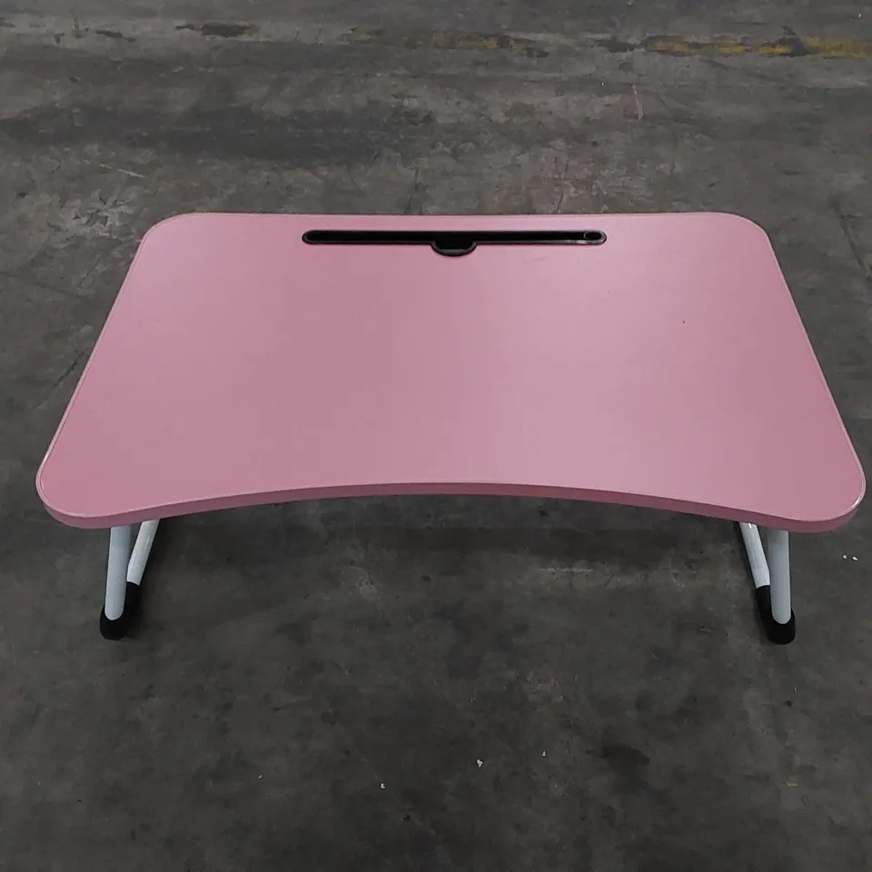 BOXED LAPTOP TRAY IN PINK