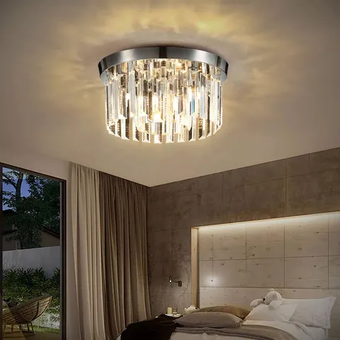 BOXED ACCETTURRI CHROME LED FLUSH MOUNT