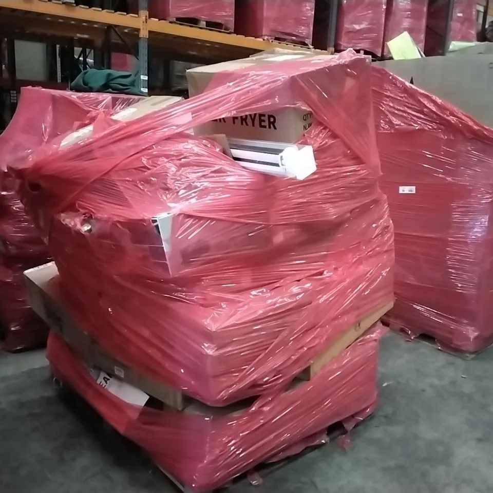 PALLET OF ASSORTED ITEMS TO INCLUDE: AIR FRYER, PETKIT PURA MAX SELF-CLEANING LITTER BOX, ELECTRIC GRIDDLE, ROLLER BLINDS ECT
