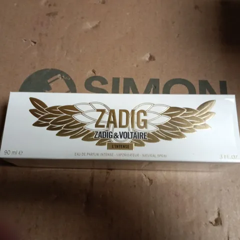 ZADIG & VOLTAIRE L'INTENSE EAU DE PARFUM 90ML - BOXED