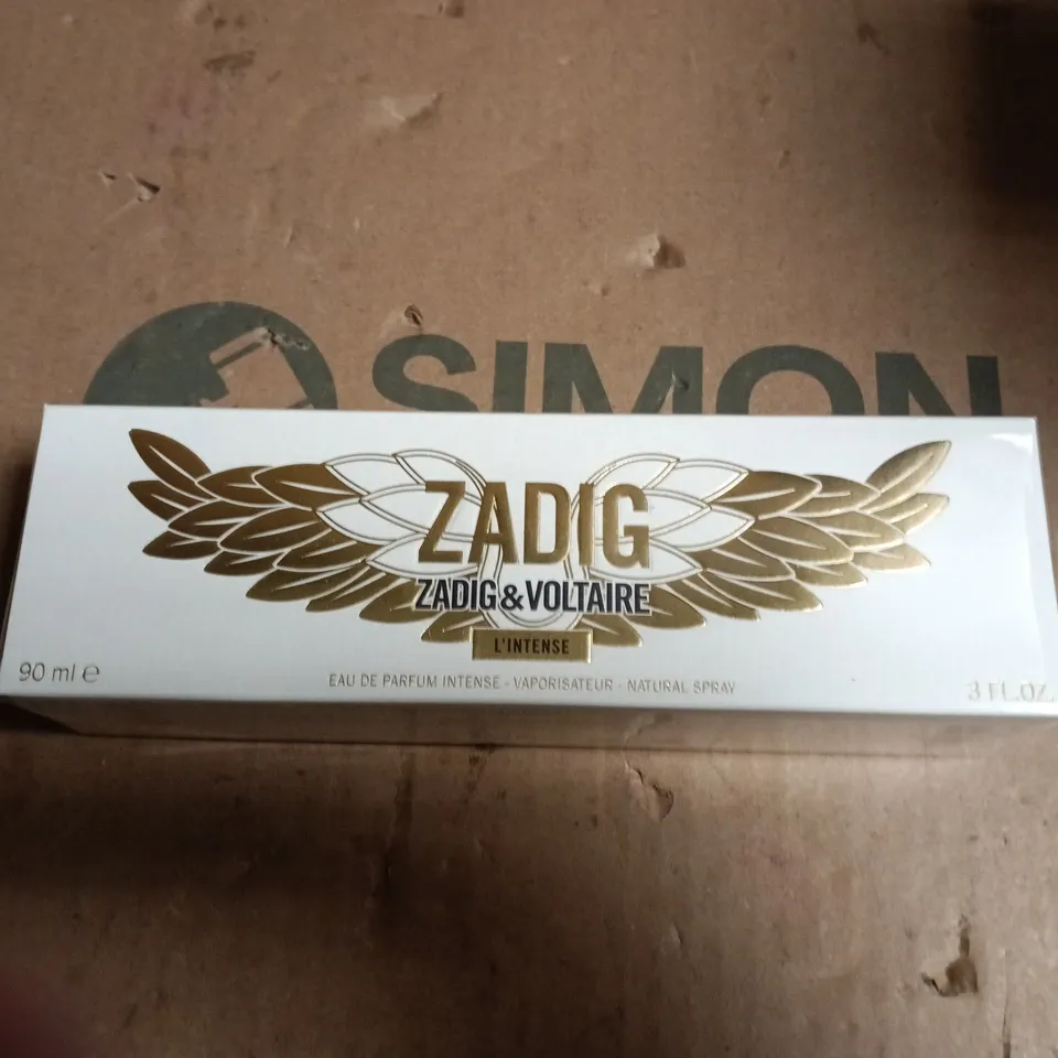 ZADIG & VOLTAIRE L'INTENSE EAU DE PARFUM 90ML - BOXED