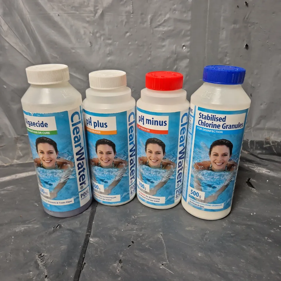 BOXED CLEAR WATER POOL STARTER KIT - COLLECTION ONLY