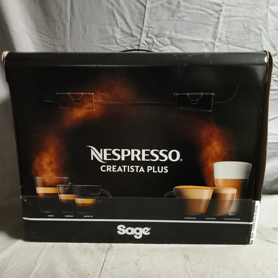NESPRESSO CREATISTA PLUS COFFEE MACHINE