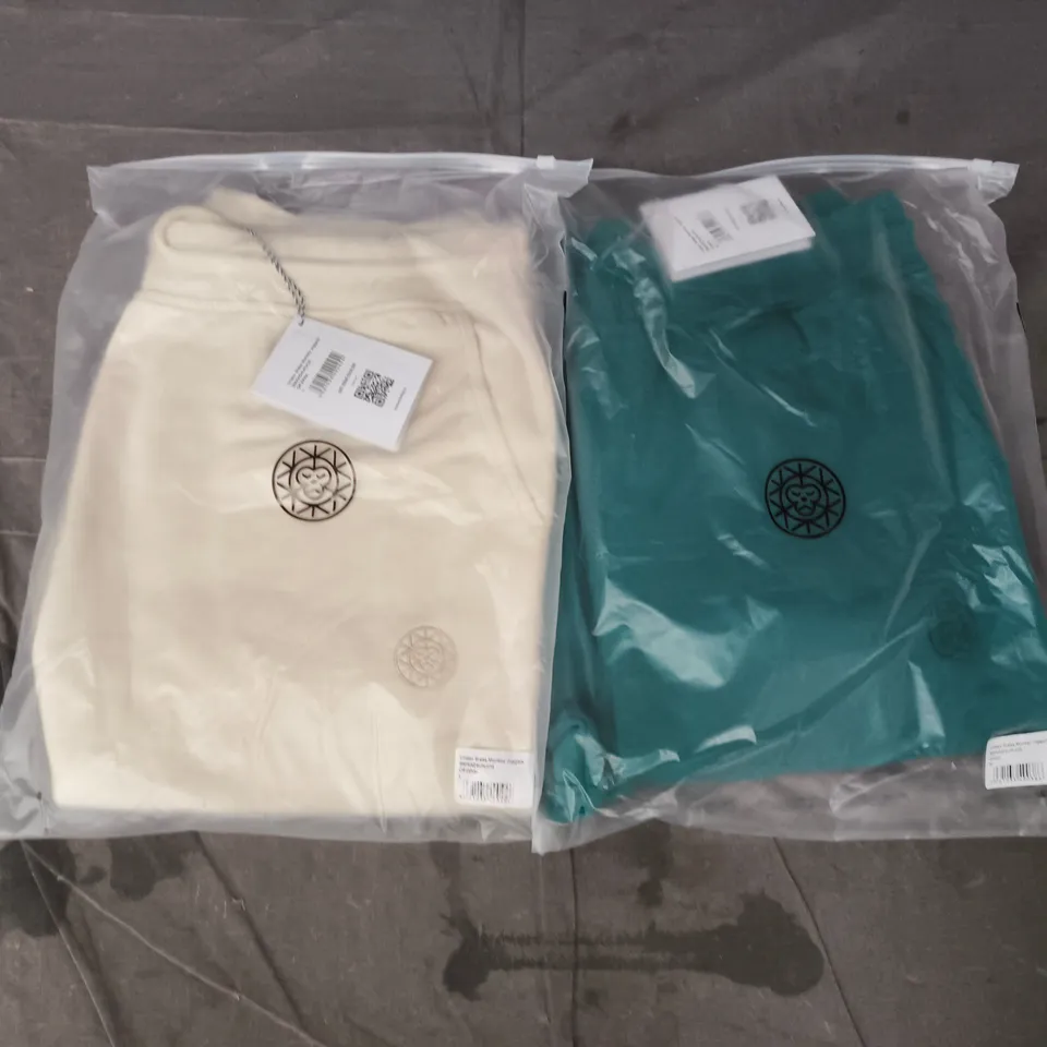 BOX OF APPROXIMATELY 12 ASSORTED BRASS MONKEY JOGGERS IN VARIOUS COLOURS AND SIZES