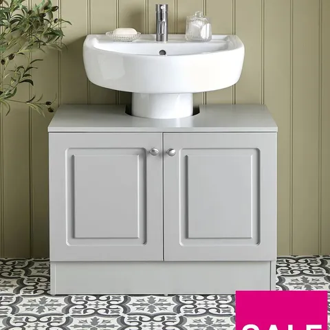THE VERY COLLECTION AVALON UNDER SINK CABINET - GREY - FSC® CERTIFIED