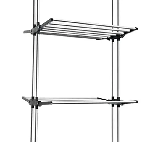 BOXED FOLDING DRYING RACK , GREY
