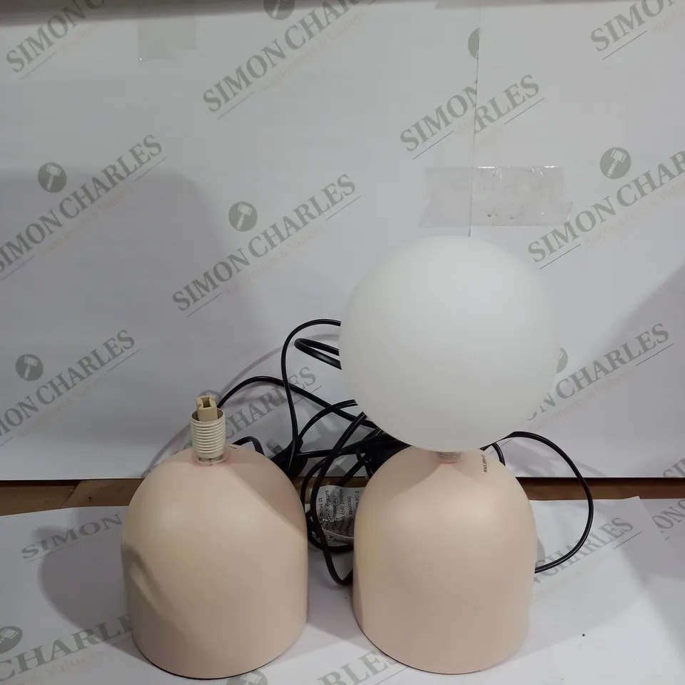 JOHN LEWIS LUPO TOUCH LAMP PAIR