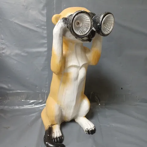 MEERKAT WITH BINOCULARS GARDEN LIGHT