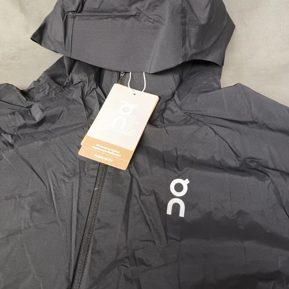 ON RUNNING CORE JACKET – BLACK, UK SIZE M, MEN'S