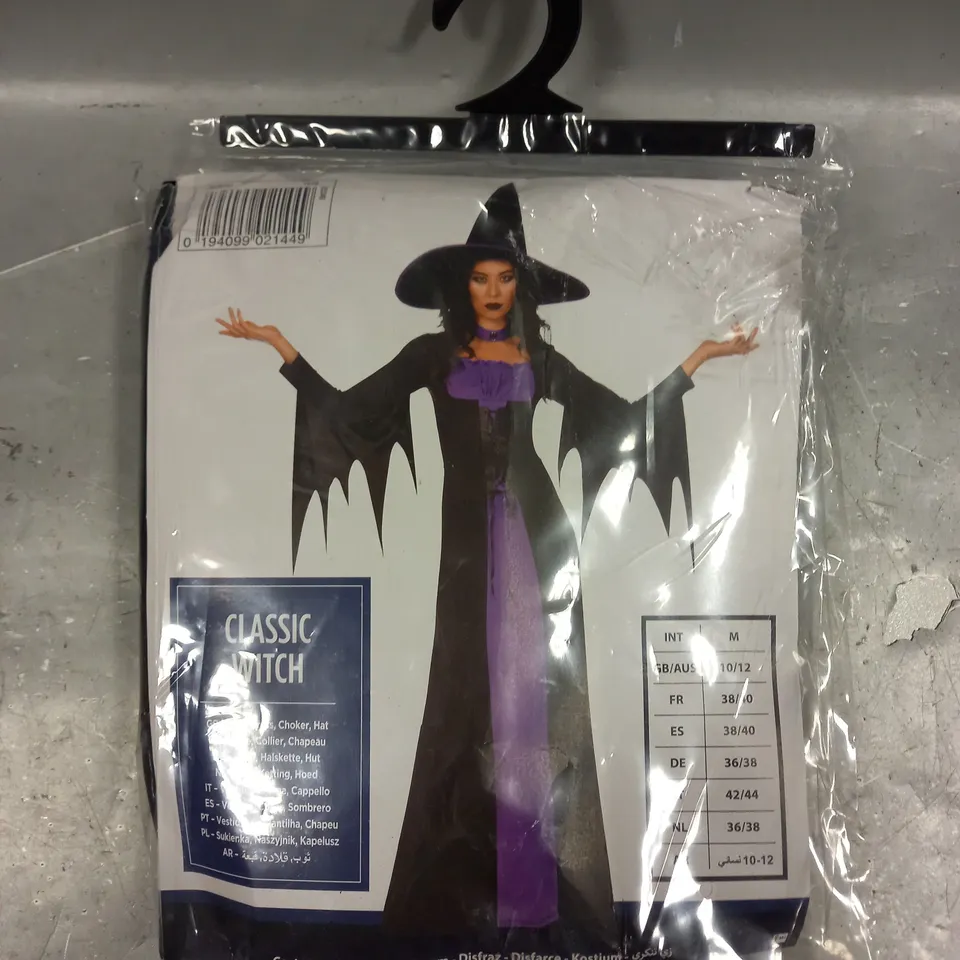 AMSCAN CLASSIC WITCH COSTUME - M 