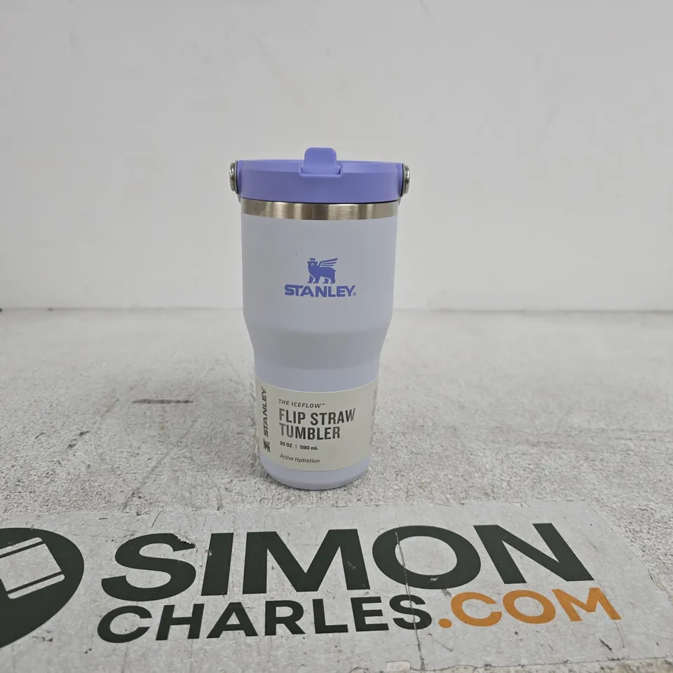 STANLEY ICEFLOW FLIP STRAW TUMBLER 20 OZ / 590 ML – LIGHT BLUE