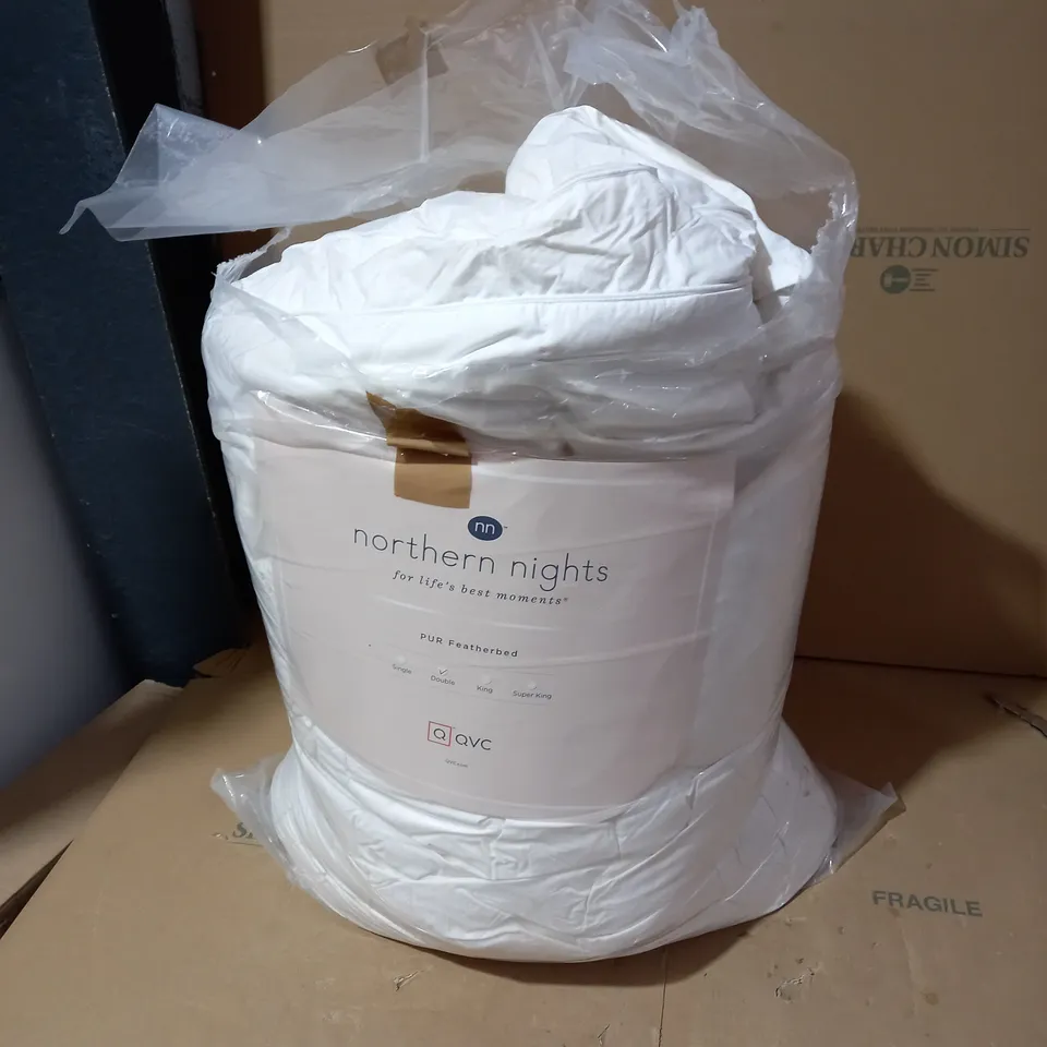 PUR FEATHER BY NORTHERN NIGHTS EXTRA DEEP FEATHERED DOUBLE MATTRESS TOPPER