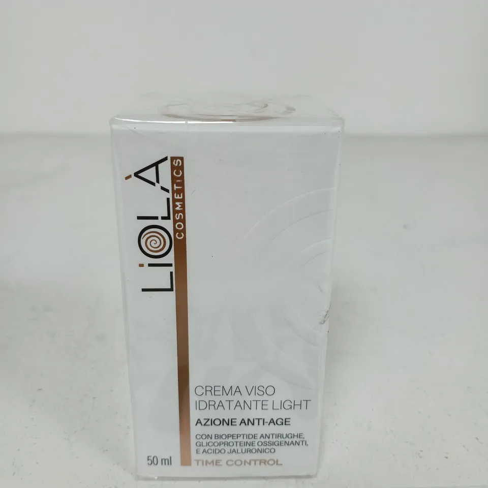 LIOLA COSMETICS MOISTURISING LIGHT FACE CREAM – 50 ML – MADE IN ITALY