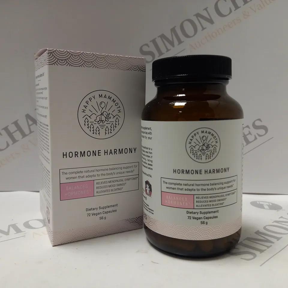 HAPPY MAMMOTH HORMONE HARMONY MENOPAUSE SUPPORT SUPPLEMENT 56G