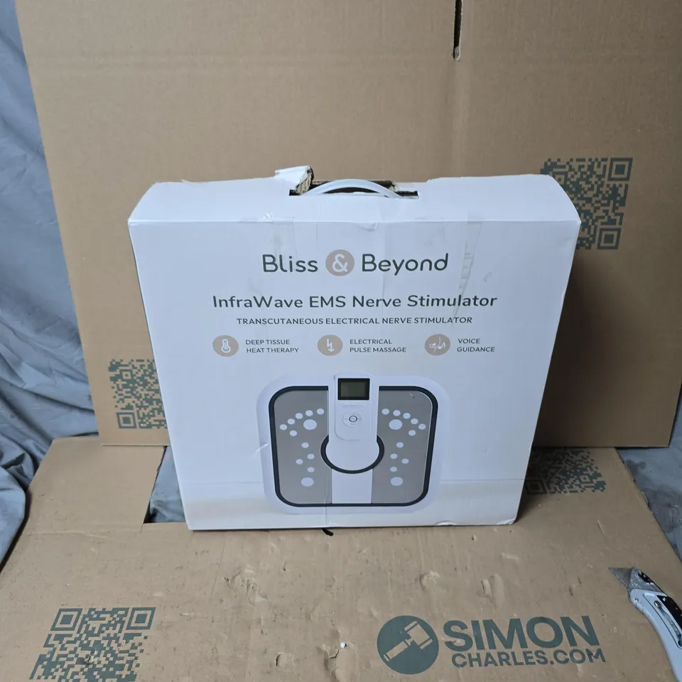 BLISS & BEYOND INFRAWAVE EMS NERVE STIMULATOR – BOXED