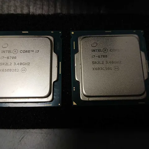 LOT OF 2 INTEL CORE I7-6700 3.4 GHZ PROCESSORS