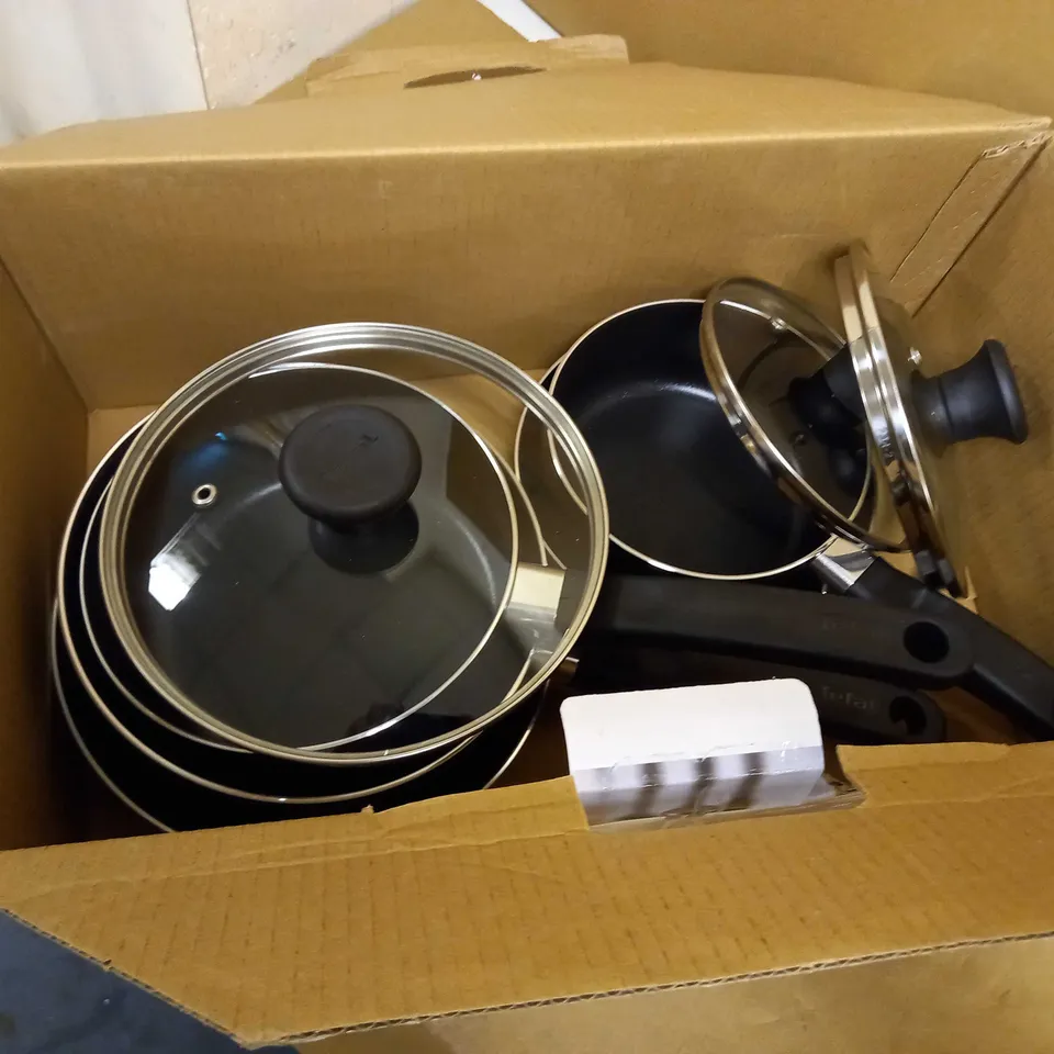 TEFAL ESSENTIAL COOKWARE SET