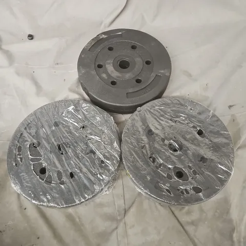 3X 5KG PLATE WEIGHTS