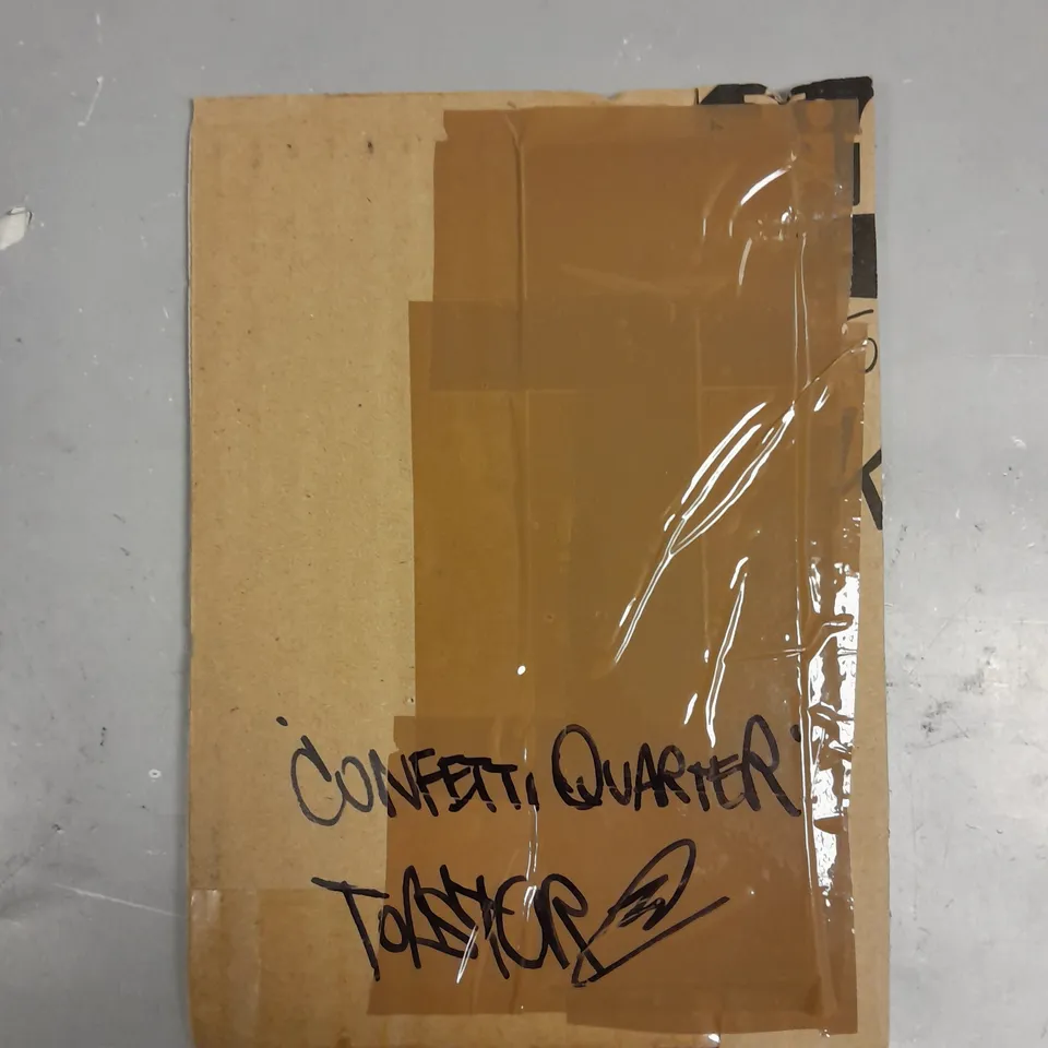 TOASTERS CONFETTI QUARTER ORIGINAL ON CARDBOARD 