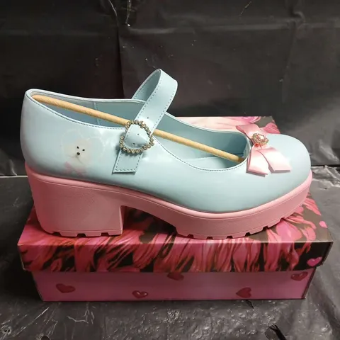 BOXED PAIR OF KOI TIRA MARY JANES 'POODLE PRINCESS EDITION' β UK SIZE 11