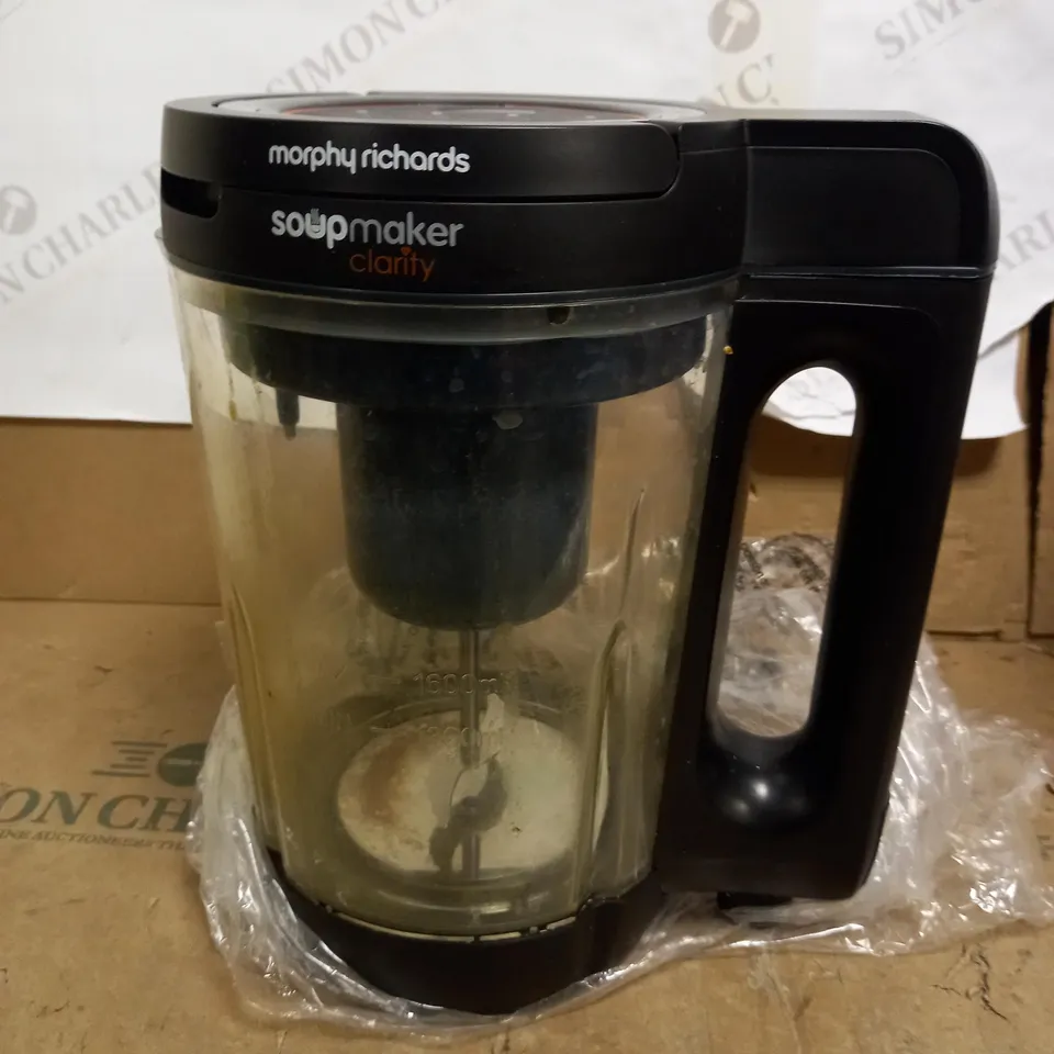 MORPHY RICHARDS CLARITY SOUP MAKER