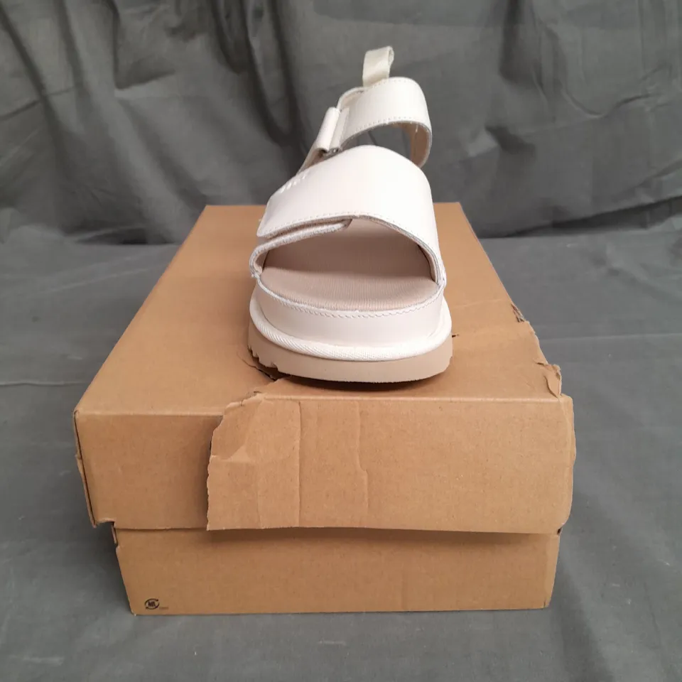 BOXED AIR OF UGG WOMEN'S GOLDENSTAR SANDAL SIZE 7.5