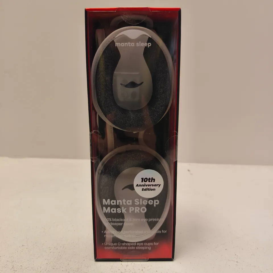 BOXED AND SEALED MANTA SLEEP PRO MASK (10TH ANNIVERSARY EDITION)