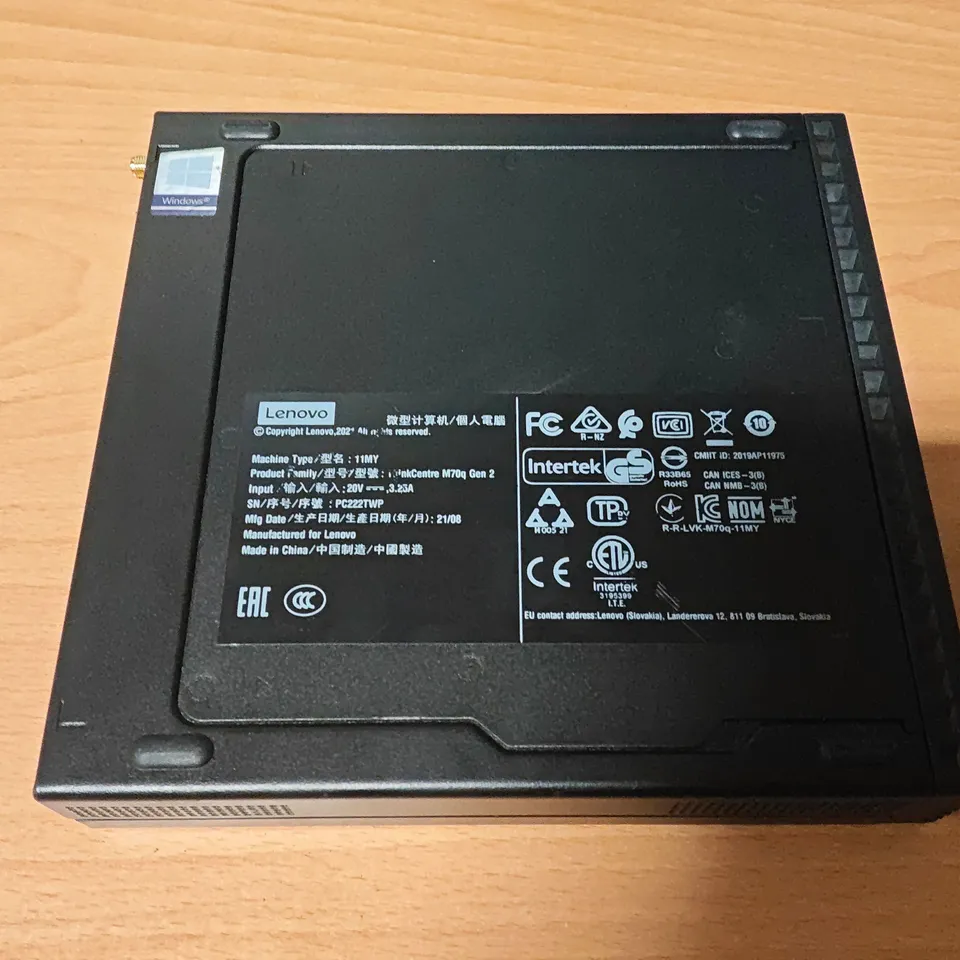 UNBOXED LENOVO THINKCENTRE INTEL I-5 11400T 16GB RAM 500GB SAMSUNG SSD DESKTOP COMPUTER 
