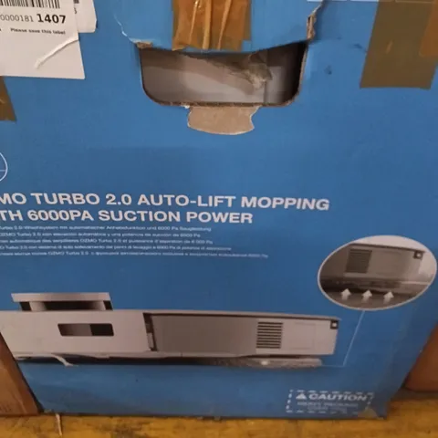 BOXED ECOVACS OZMO TURBO 2.0 AUTO-LIFT MOPPING