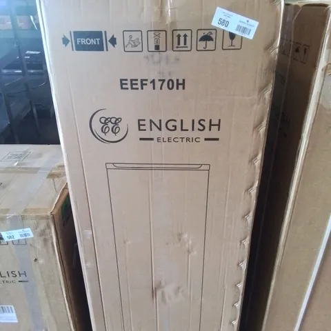 BOXED ENGLISH ELECTRIC TALL FREEZER WHITE EEF170H