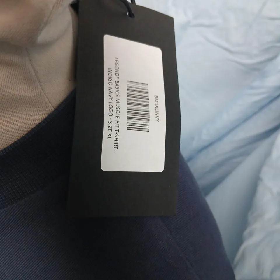 LEGEND BASIC MUSCLE FIT T-SHIRT – INDIGO NAVY – SIZE XL