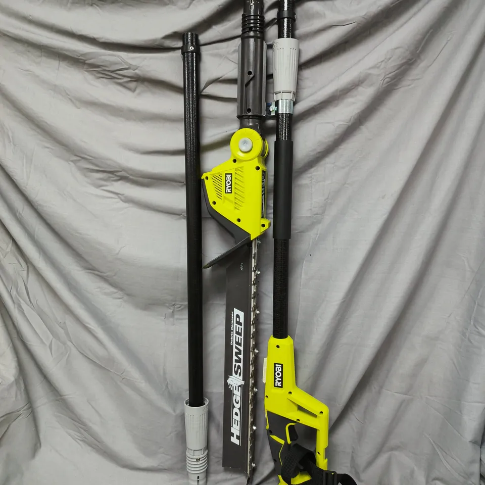 BOXED RYOBI OPT1845 18V ONE+ POLE HEDGE TRIMMER - COLLECTION ONLY