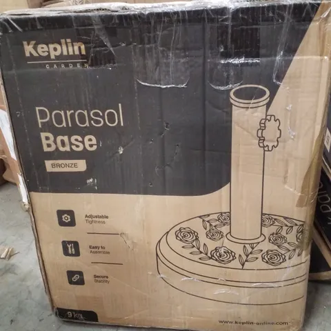 BOXED KEPLIN PARASOL BASE - BRONZE 9KG